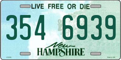 NH license plate 3546939