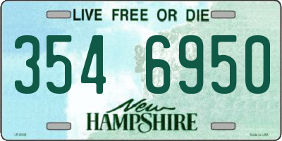NH license plate 3546950