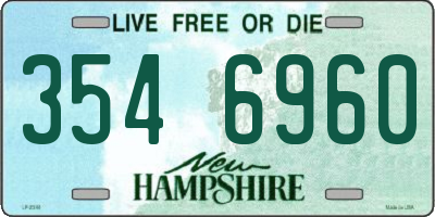 NH license plate 3546960