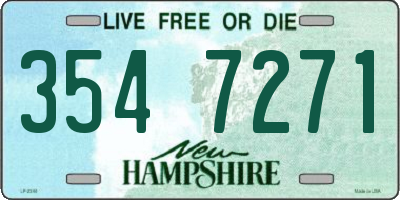 NH license plate 3547271