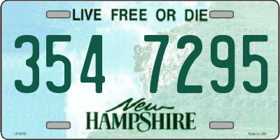 NH license plate 3547295
