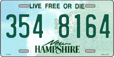 NH license plate 3548164