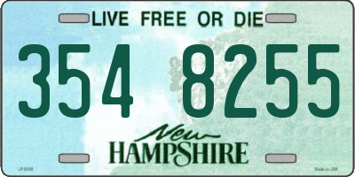 NH license plate 3548255