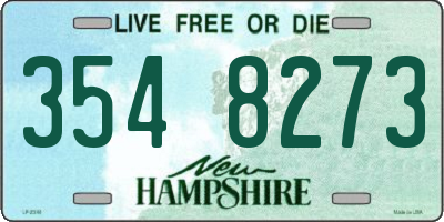 NH license plate 3548273