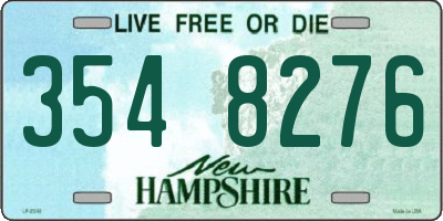 NH license plate 3548276