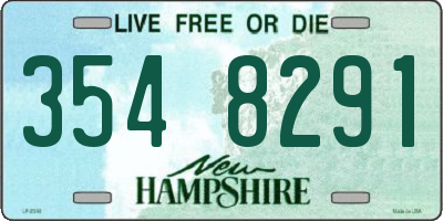 NH license plate 3548291