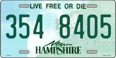 NH license plate 3548405