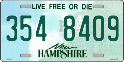 NH license plate 3548409