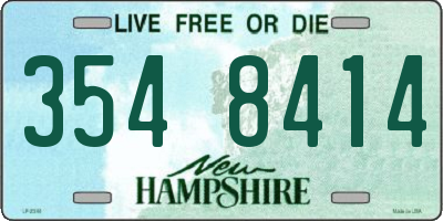NH license plate 3548414