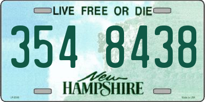 NH license plate 3548438