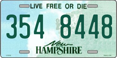 NH license plate 3548448