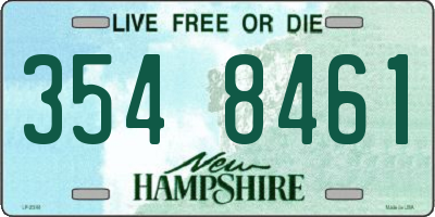 NH license plate 3548461