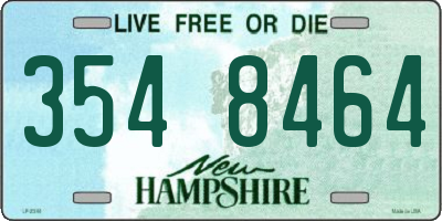 NH license plate 3548464