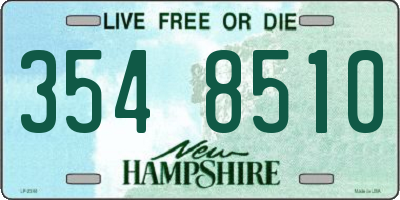 NH license plate 3548510
