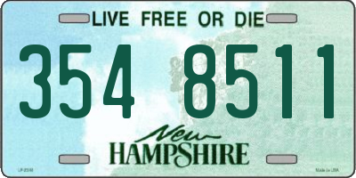 NH license plate 3548511