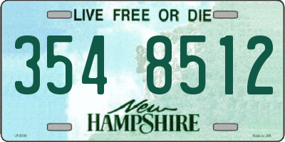 NH license plate 3548512