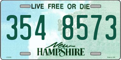 NH license plate 3548573
