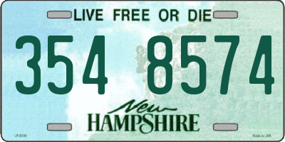 NH license plate 3548574