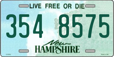 NH license plate 3548575