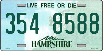 NH license plate 3548588