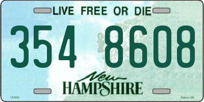 NH license plate 3548608