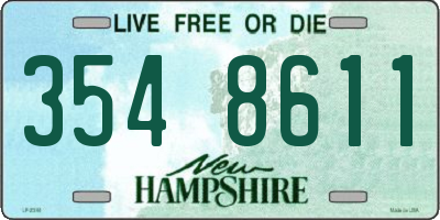 NH license plate 3548611