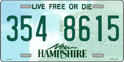 NH license plate 3548615