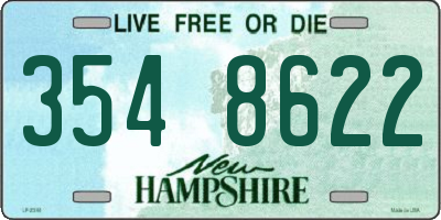 NH license plate 3548622