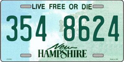 NH license plate 3548624