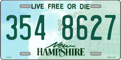 NH license plate 3548627
