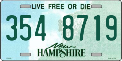 NH license plate 3548719