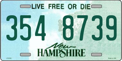 NH license plate 3548739