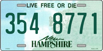 NH license plate 3548771