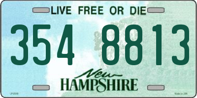 NH license plate 3548813