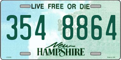 NH license plate 3548864