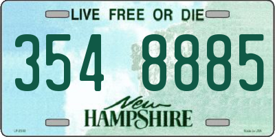 NH license plate 3548885
