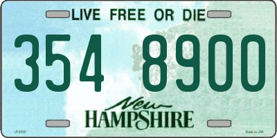 NH license plate 3548900