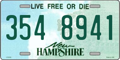 NH license plate 3548941