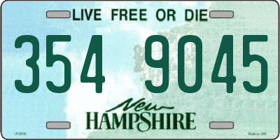 NH license plate 3549045