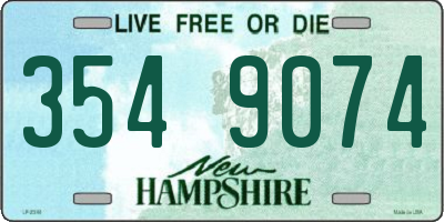 NH license plate 3549074