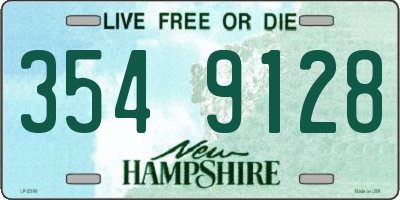 NH license plate 3549128