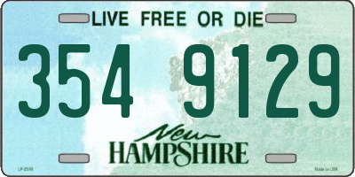 NH license plate 3549129