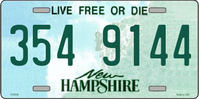 NH license plate 3549144