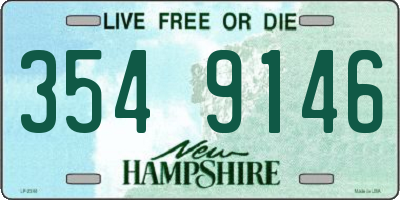 NH license plate 3549146