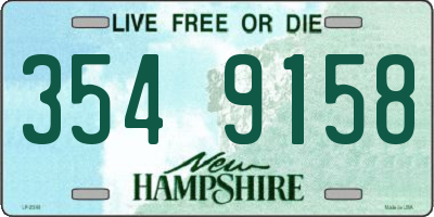 NH license plate 3549158