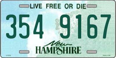 NH license plate 3549167