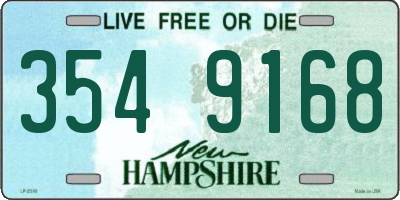 NH license plate 3549168