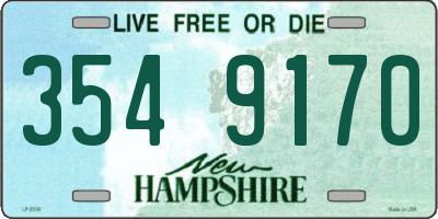 NH license plate 3549170