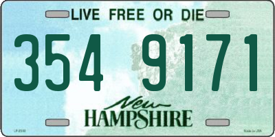 NH license plate 3549171
