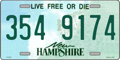 NH license plate 3549174